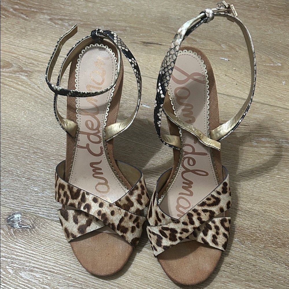 Sam Edelman Animal Print Heels